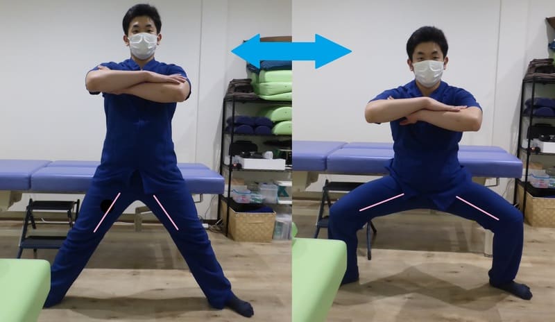 ワイドスクワット