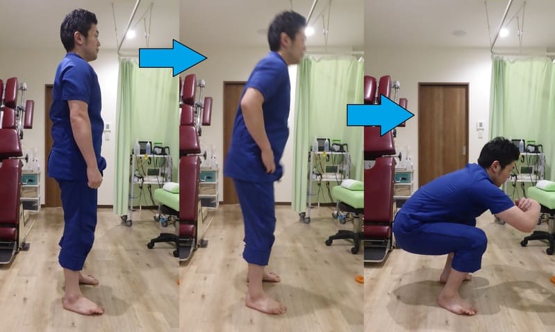 足首の硬さチェック